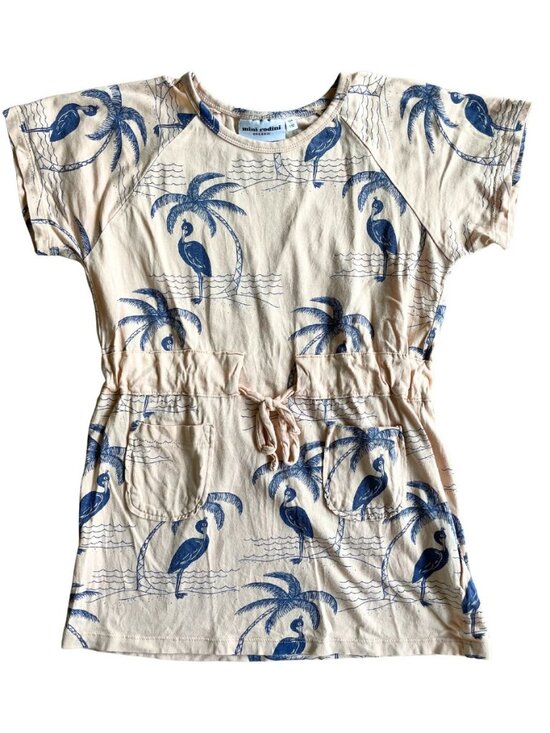 Mini Rodini Other - Mini Rodini 100% Organic Cotton‎ Tropical Bird Dress Coverup - Size 3-5 Years
